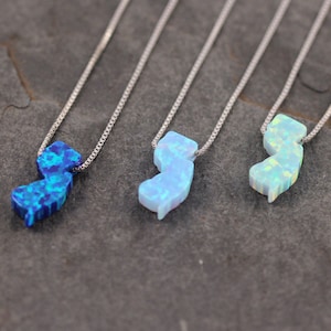 New Jersey Opal Sterling Silver Necklace