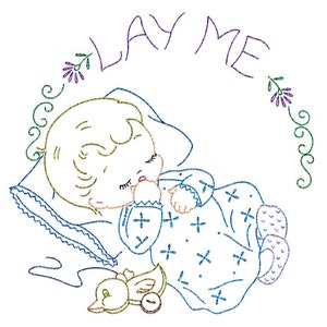 IVIVAB7165 Child&#39;s Prayer Animal 9 Block Quilt (Now I Lay Me) 9 Block Quilt Vintage Embroidery Transfer PDF Instant Download!