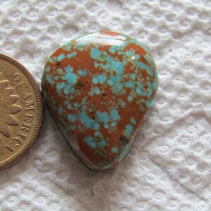 Cumpas Turquoise Cabs 13 carats Blue Cabochon Hand Cut Matching Set Water Web