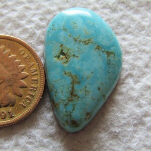 Cumpas Turquoise Cabs 15 carats Blue Cabochon Hand Cut Matching Set Water Web
