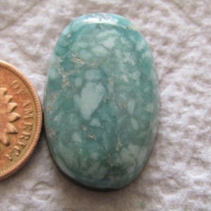 Natural Broken Arrow Variscite Cab 24 carat American Nevada Green Cabochon