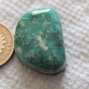 Natural Broken Arrow Variscite Cab 36 carat American Nevada Green Cabochon