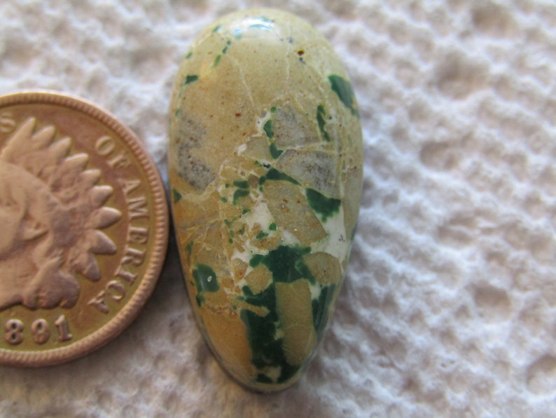 Natural Royston Ribbon Boulder Turquoise Cab 17 carat American Nevada Cabochon USA