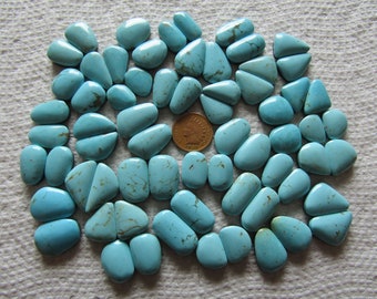 66 Tyrone Turquoise Cabochon 500 carat New Mexico American Cab 33 Matching Sets Wholesale lot