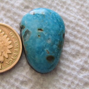 Cumpas Turquoise Cabs 17 carats Blue Cabochon Hand Cut Matching Set Water Web