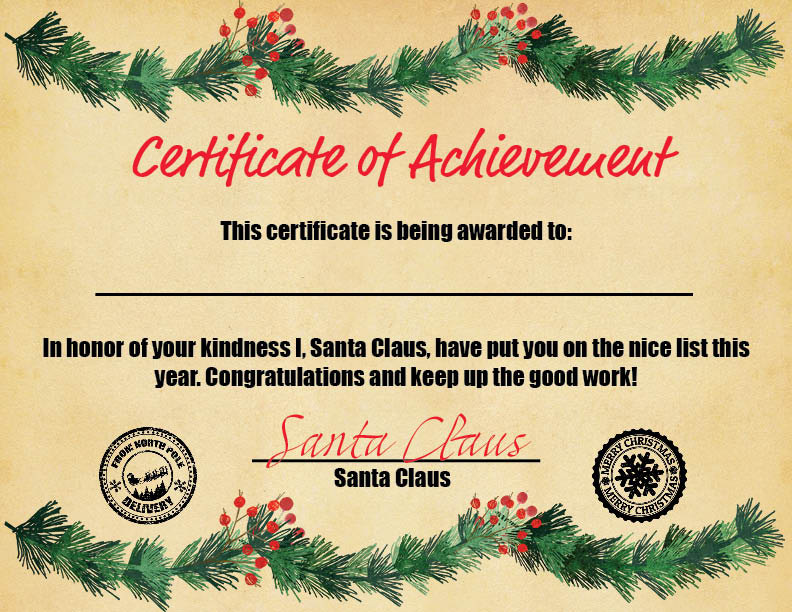 Achievement For Christmas 2022 Christmas Achievement Award | Etsy