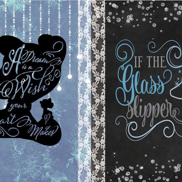 Cinderella Wall Art - Etsy