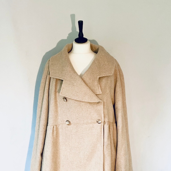 Veste beige en laine