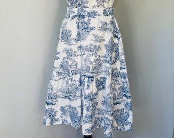 Toile de Jouy skirt