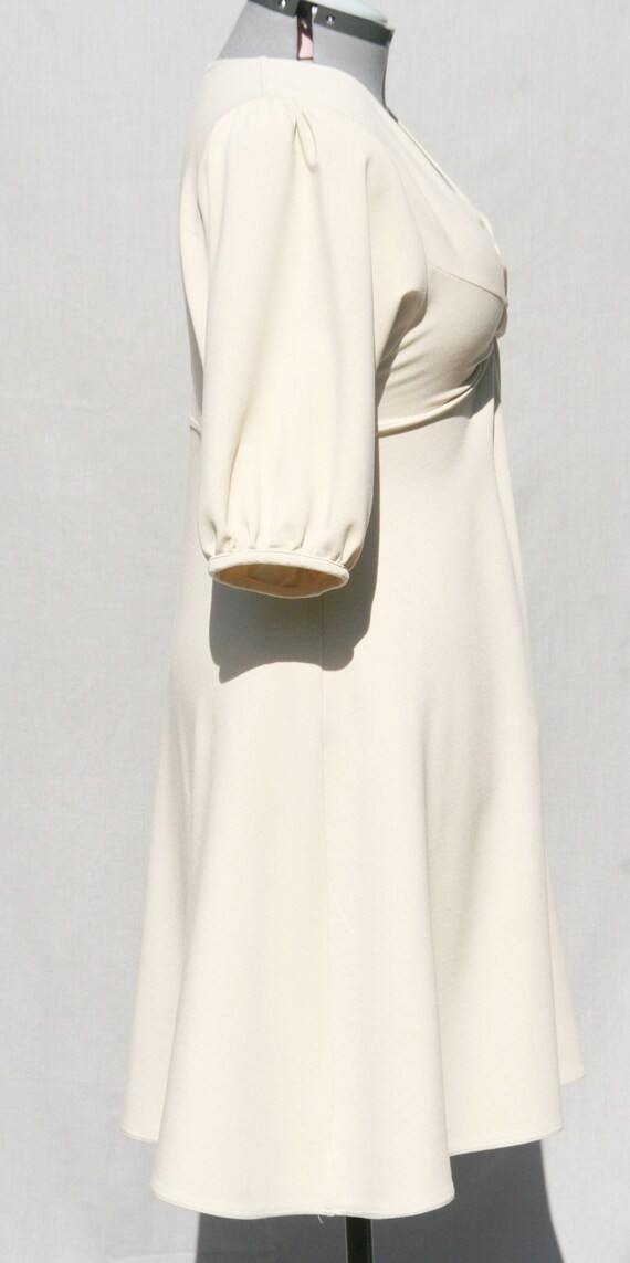 Ivory Jersey Dress