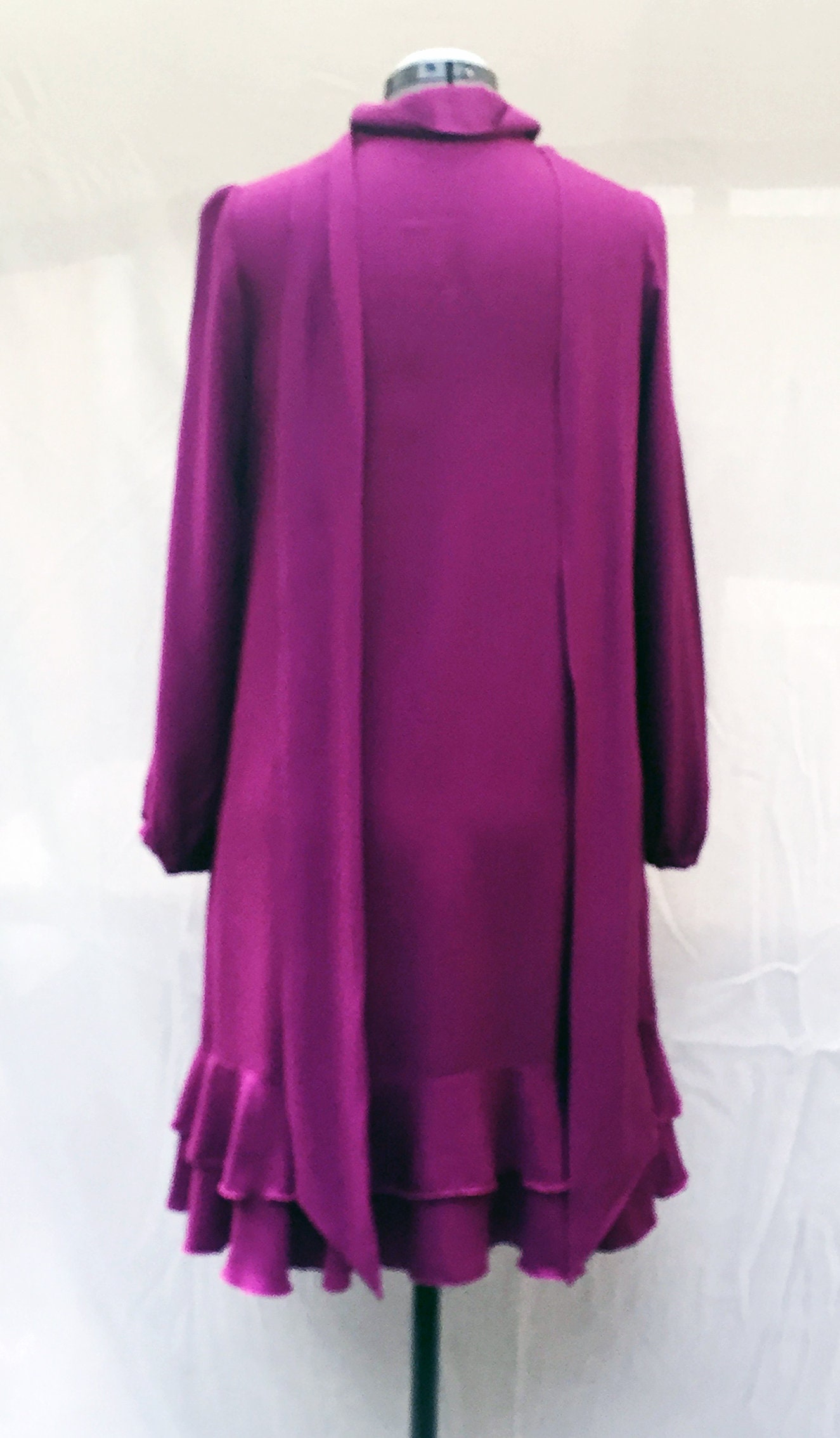 purple trapeze dress NEW AIDAN MATTOX Charmeuse One Shoulder Trapeze DRESS Size 0 VIOLET