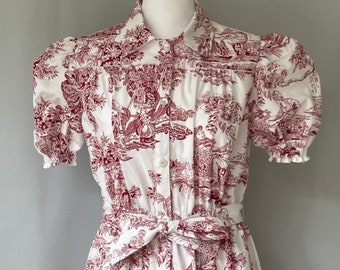 toile de Jouy dress