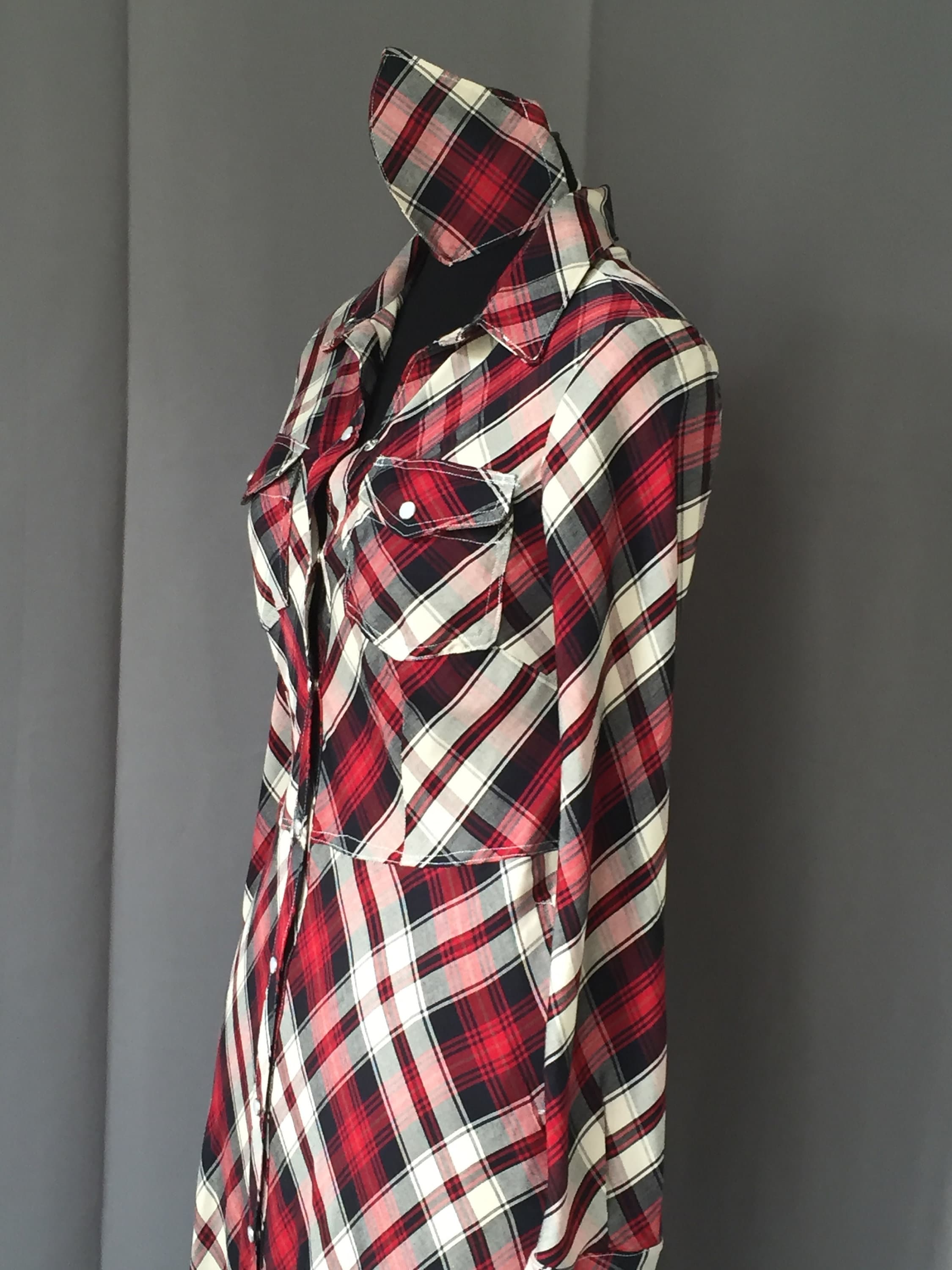 Innes Dress Tartan Women's Lapel Shirt Dress With Long Sleeve main image 0