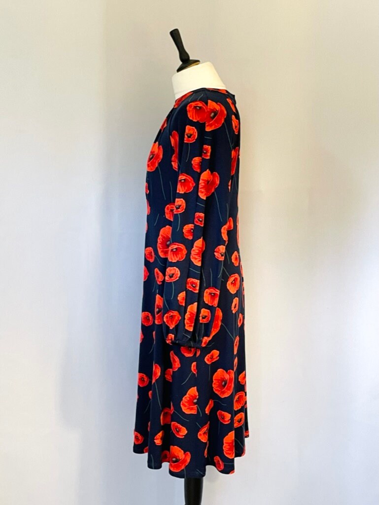 navy blue and red dress Pre Order Moyo Red and Navy Blue Dress [Ships in 2 weeks]
