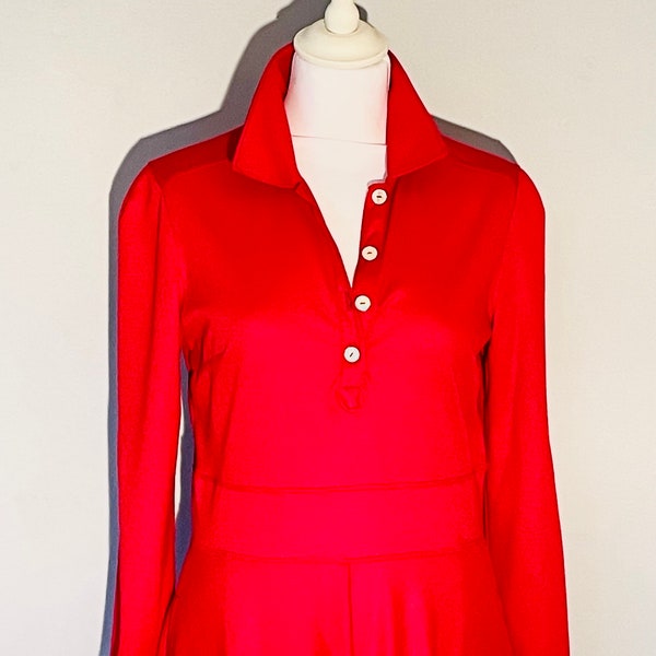 Robe polo rouge
