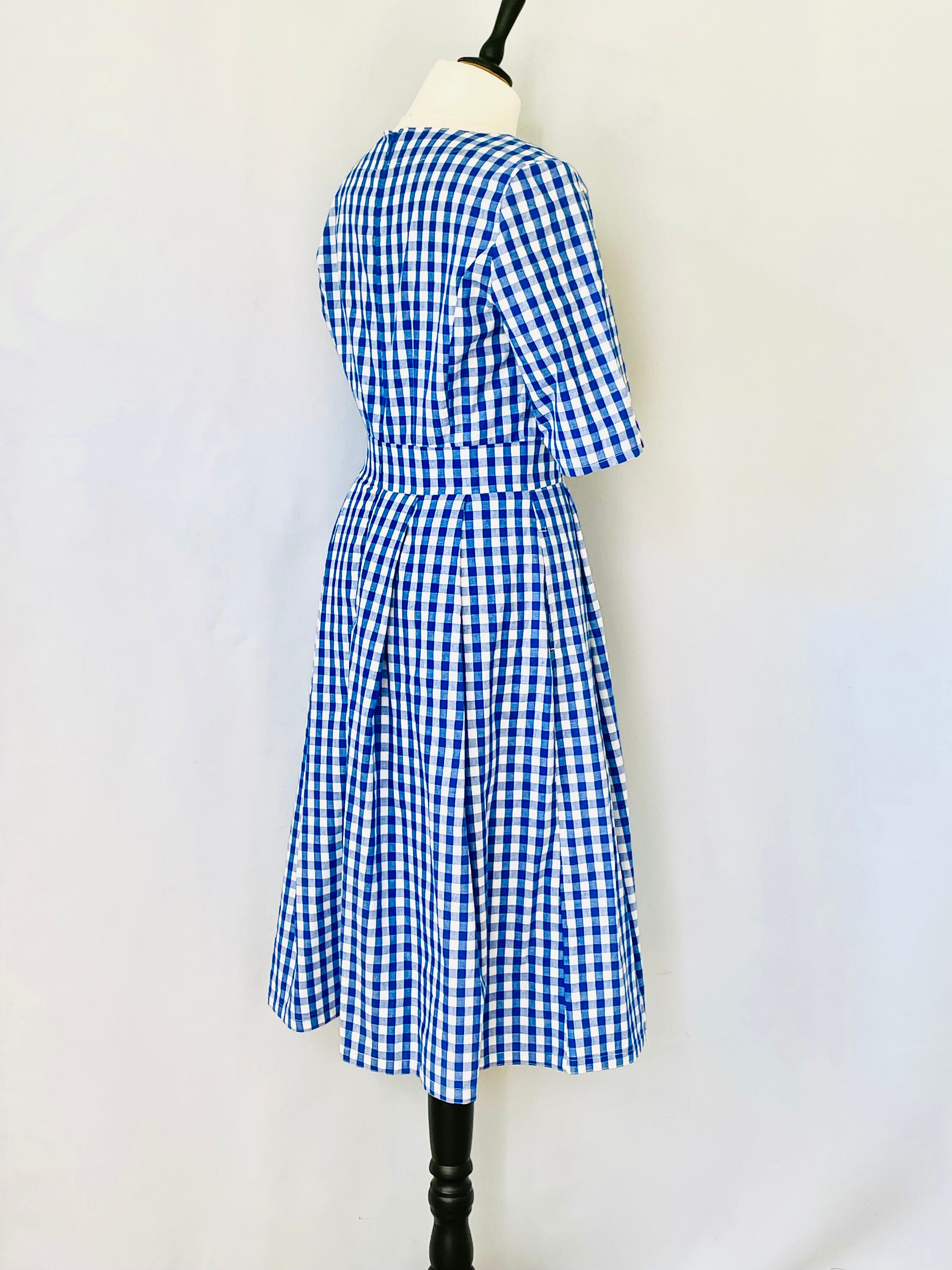 Kennadi Dress Blue Gingham main image 1