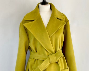 Manteau vert pistache