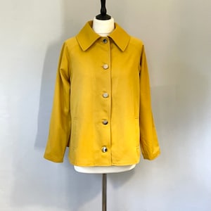 Mustard yellow cotton jacket