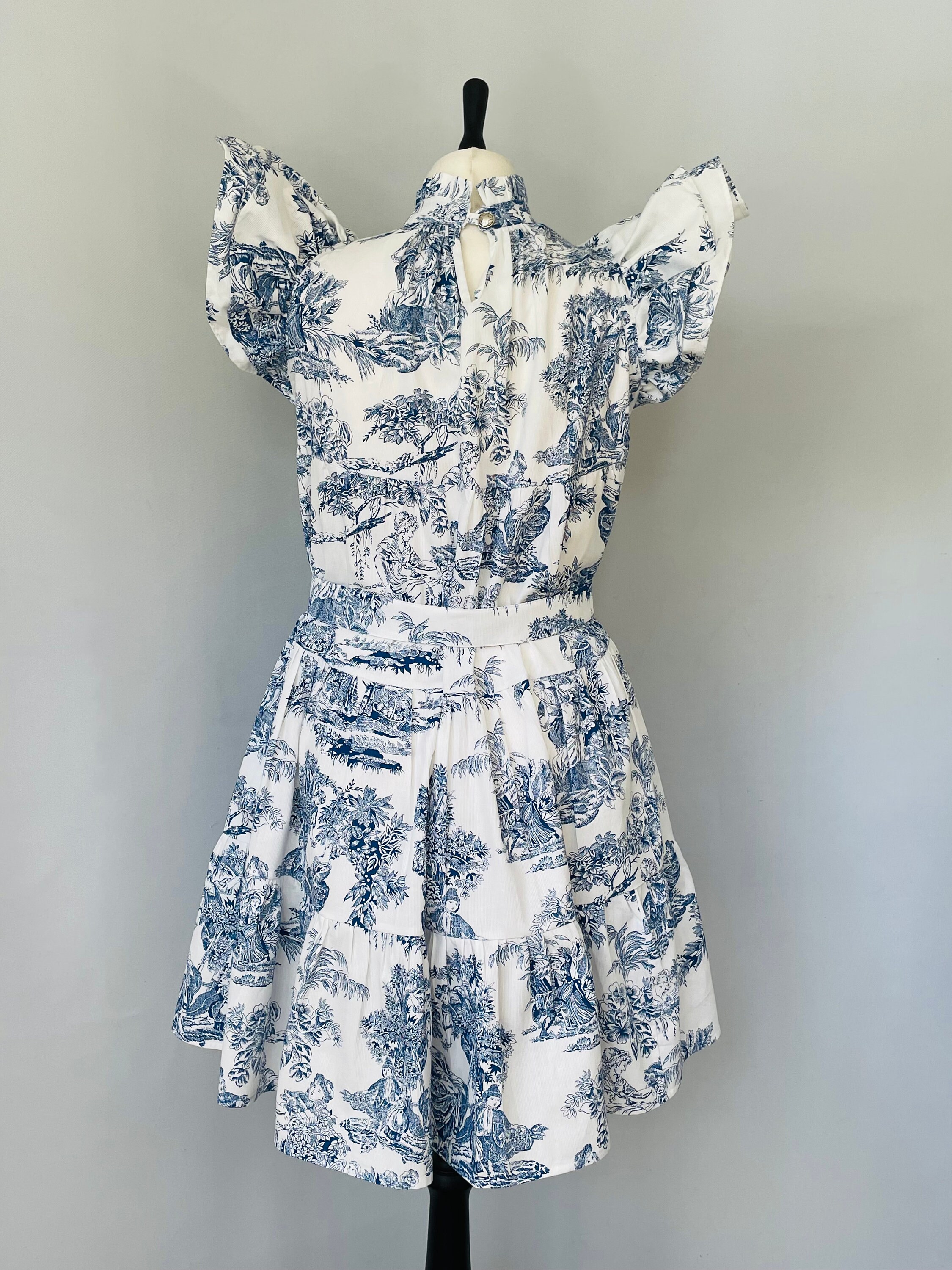 Toile de jouy chemisier Dress