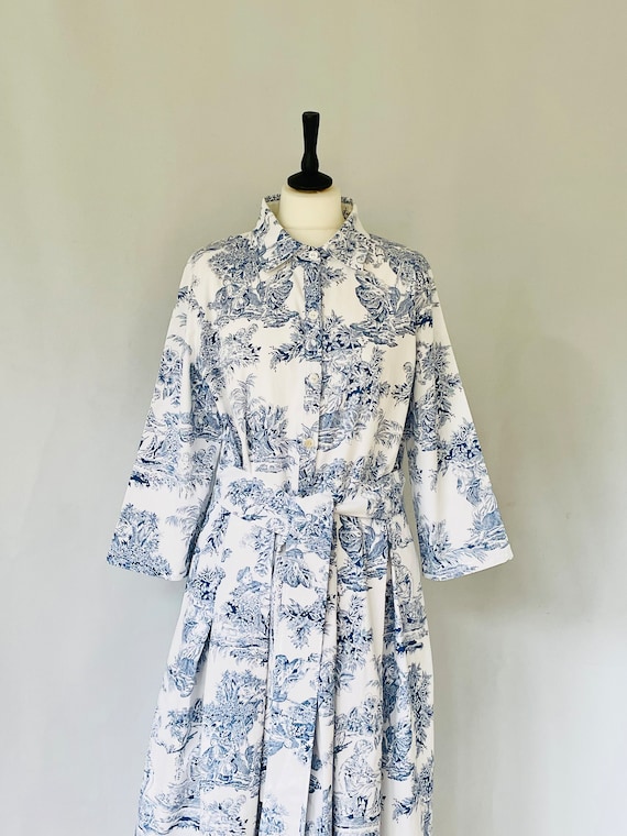 Riu Toile de Jouy dress ホワイト Project Cece | Nova Toile de Jouy Dress