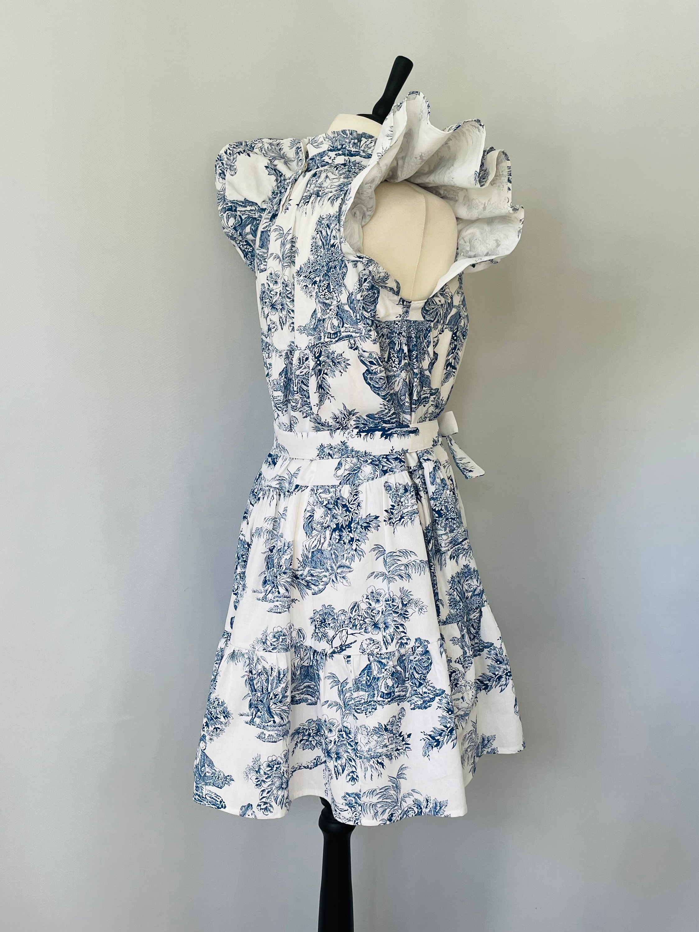 Toile De Jouy Dress Etsy