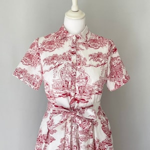 Toile de Jouy dress