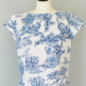 Blouse toile de Jouy