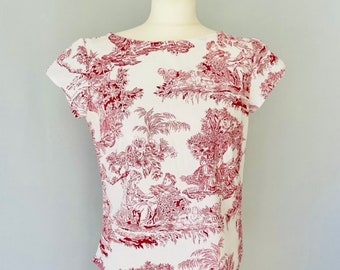 Toile de Jouy woman shirt