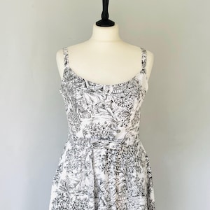 Toile de Jouy strappy dress