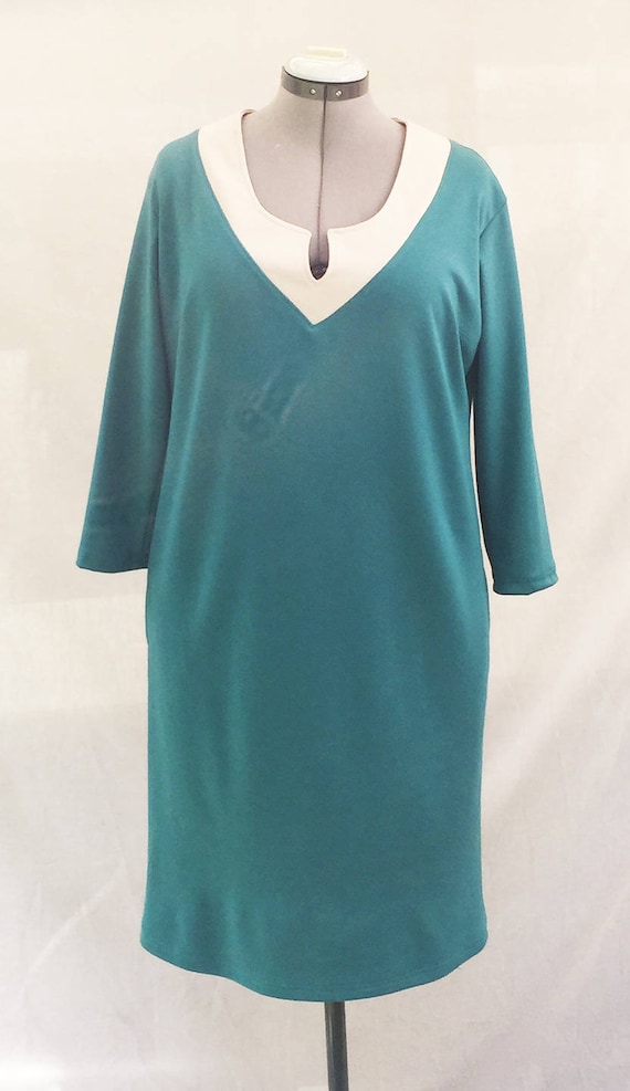 girls swim dress knee length Swim Dress for Girls by Dressing For His Glory main image 0