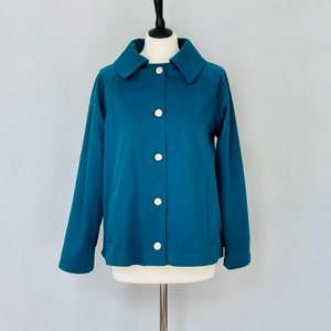 Chaqueta azul gasolina