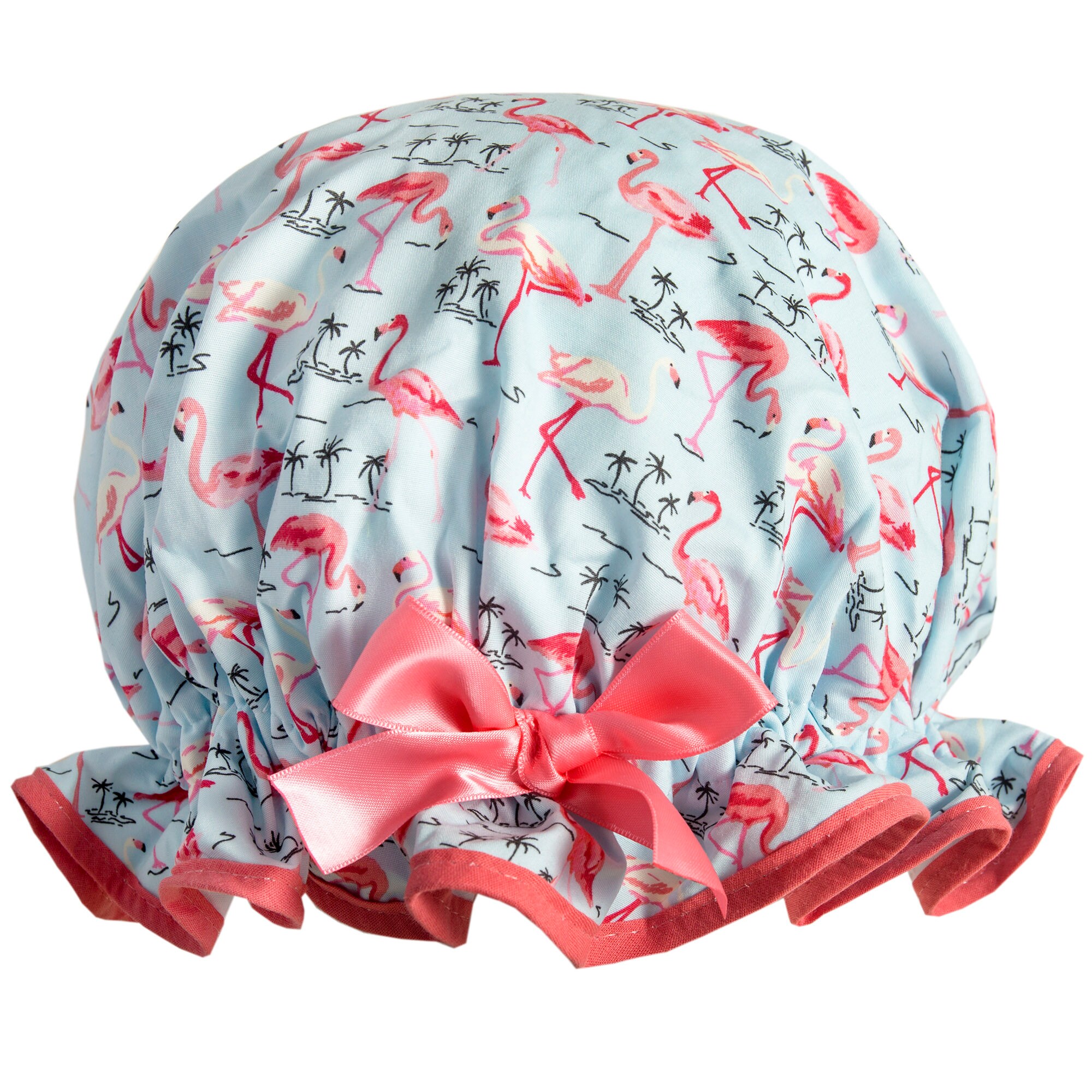 Pretty Flamingo Luxury Shower Cap 