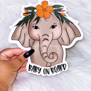 Baby on board stickers