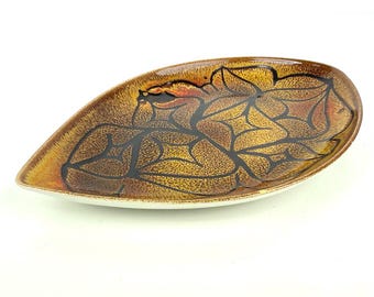 Poole Pottery Aegean Teardrop Dish