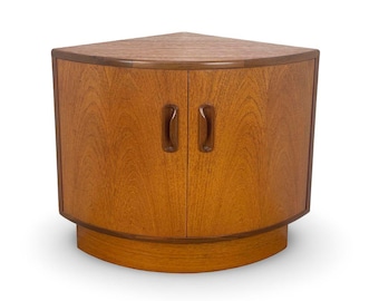Mid Century G Plan Corner Cabinet.