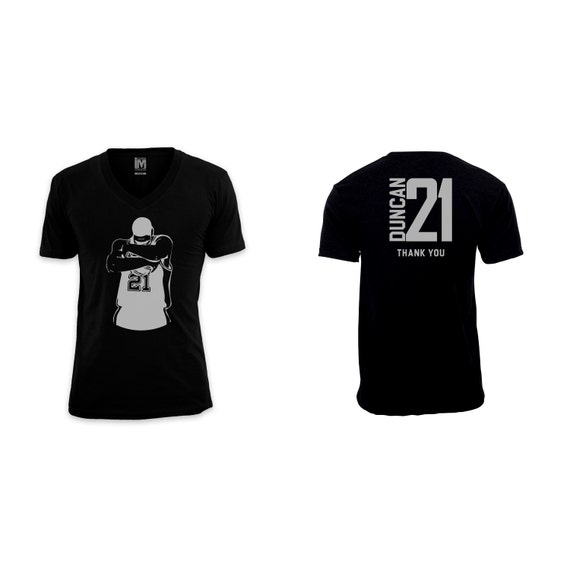 thank you tim duncan shirt