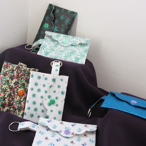 Esconde tu alijo, guarda tu alijo, bolsa de olla, billetera para tu bolsillo trasero, incluye llavero