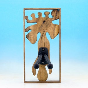 Cintre pour guitare en bois de noyer Konig Meyer, support mural en caoutchouc non marquant, support pour banjo, crochet pour contrebasse, décoration d&#39;art