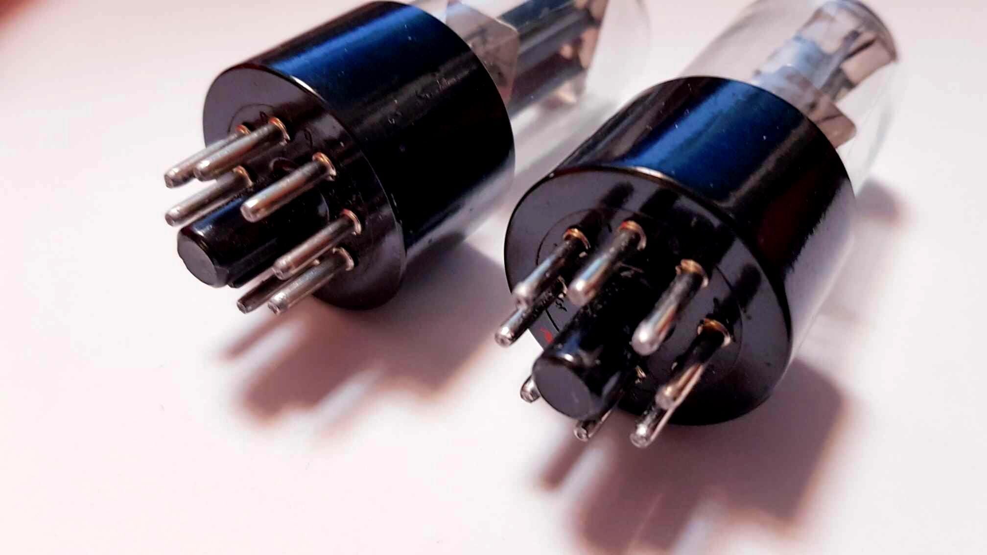 Paire De Tubes Double Triode NOS 6H8C / 6N8S / 6SN7 / 6SN7GT - Neufs Ouverts (Jamais Utilisés)
