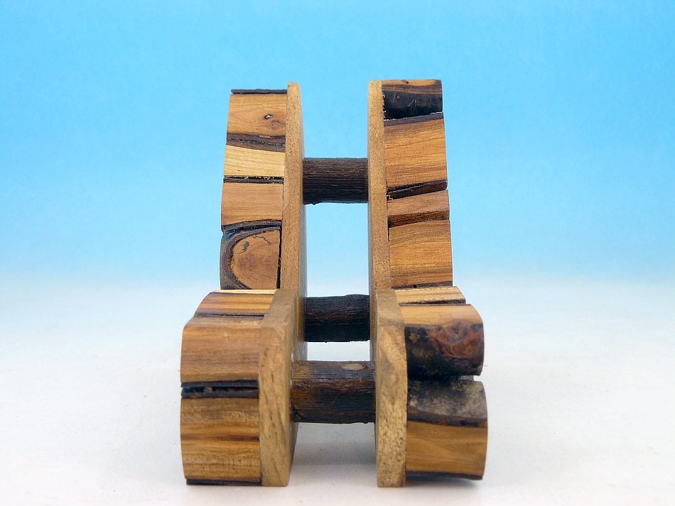 Handcrafted Cherry Wood Log Phone Stand: Rustic Office Decor - Etsy