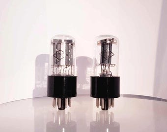 2 x 6N8S / 6Н8C Foton Coppia abbinata Doppio triodo Frequenza audio Audiophile Military Steampunk Coppia di tubi 6SN7GT Nuovo