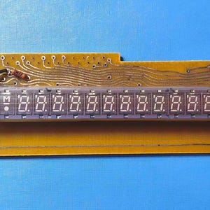 LD8121 NEC VF Röhre: Steampunk Nixie Ära 7-Chip-Darstellung