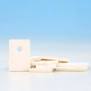 20x Vintage Ceramic TO-3P / SOT-93 package Transistor Heat Sink INSULATORS / BD245 BD249 TOP3 Steampunk Art Project Decoration Part