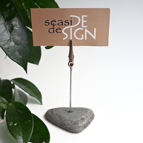 Rock Place Card - Etsy
