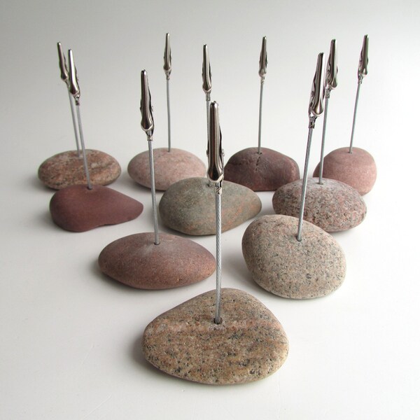 Rock Place Card - Etsy