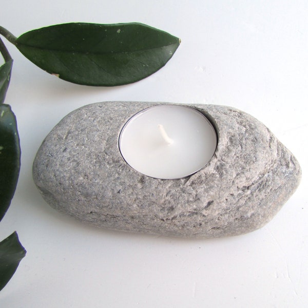 Stone Candle Holder Etsy