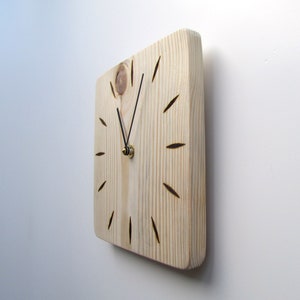 Wooden Clock 8, Rustic Wood Clock, Driftwood Art, Wooden Clock, Beach Theme Gift, Beach Design Clock, Coastal Design Driftwood Wall Art image 3