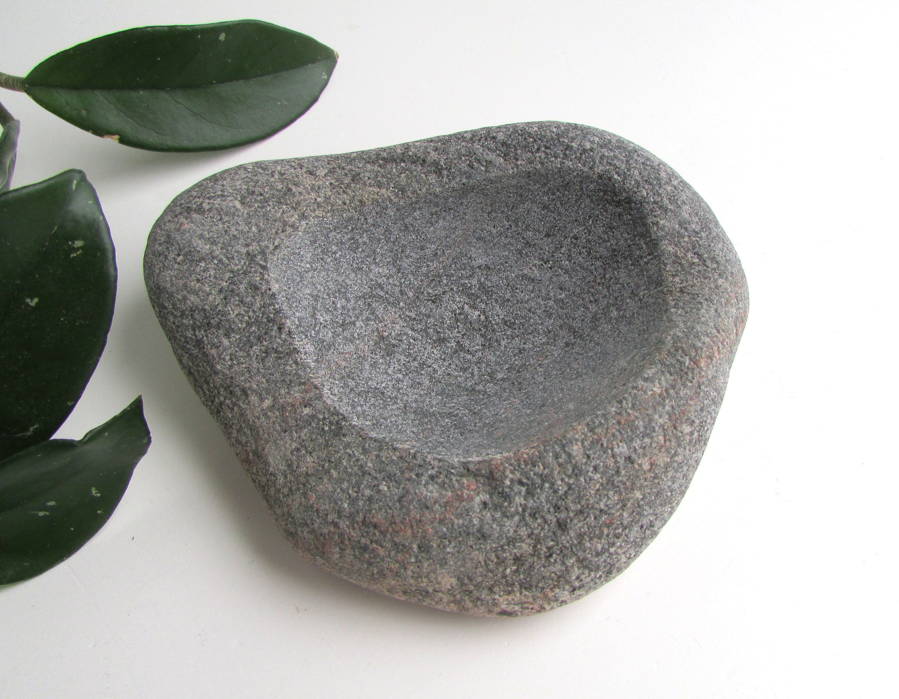 Stone Ashtray Solid Rock Ashtray Decorative Stone Tray Etsy