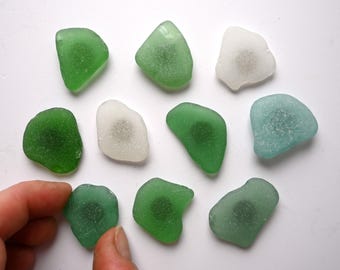 10 Sea Glass Magnets, Küstenhinweis Magnete, Kreative Memo Magnete, Natürliche Strand Kunst Kühlschrank Notiz Magnet Set, Küsten Memo Board Organisation