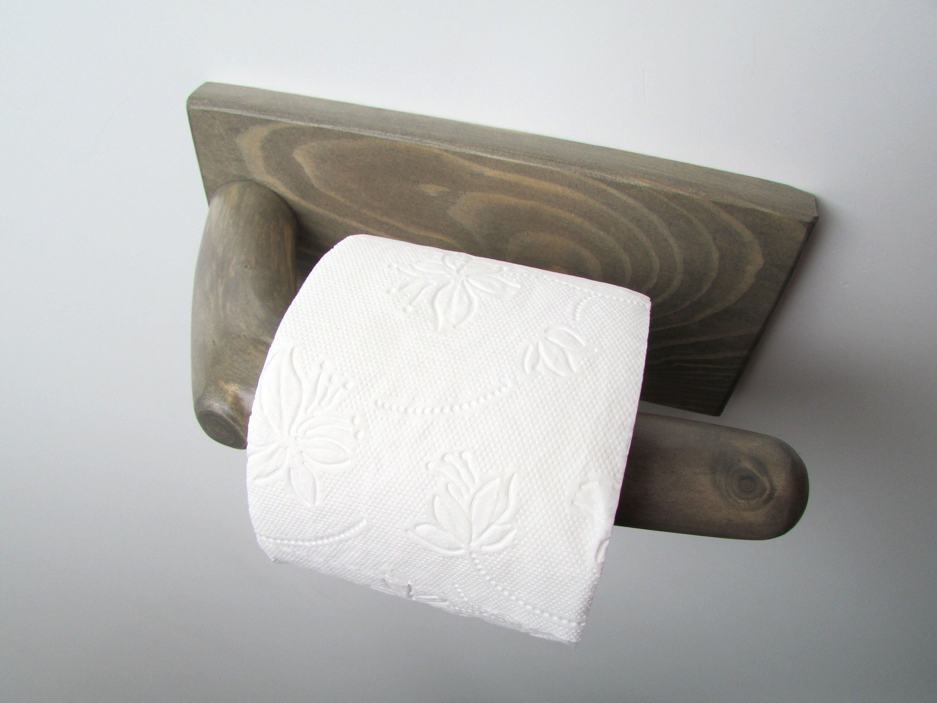Wooden Toilet Roll Holder Rustic Wood Toilet Paper Holder Etsy 日本